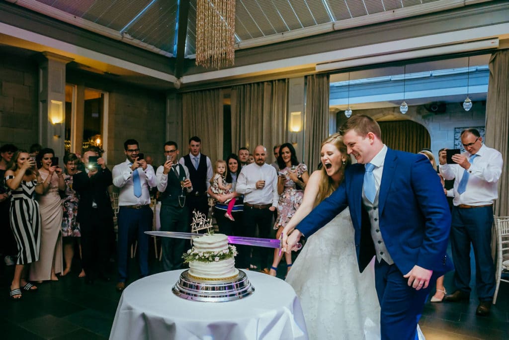 Hampton manor wedding cake